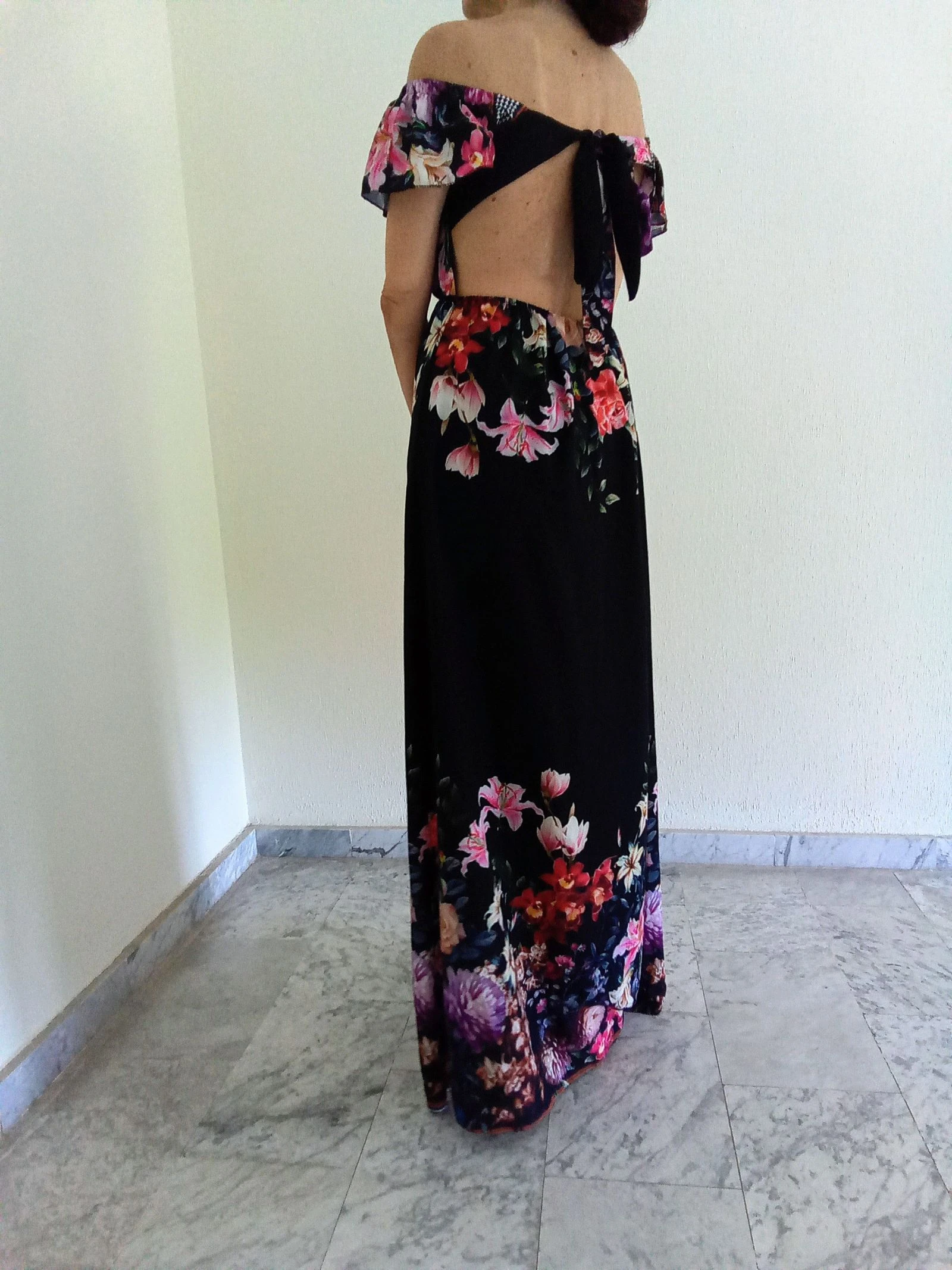 Floral Print Bohemian Maxi Dress – photo 11